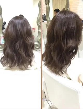 ロング カラー 松吉 純平のヘアスタイル