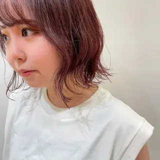 カラー 🍊mai🍊 似合わせパーマのヘアスタイル