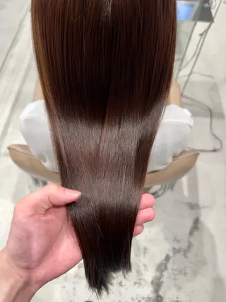 セミロング 透明感color ˚✧₊amuのヘアスタイル