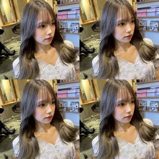 ミディアム カラー レイヤー×髪質改善 マネージャー安藤光司のヘアスタイル