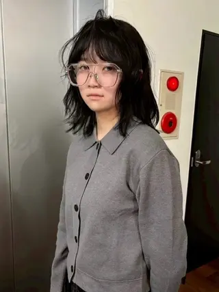 カラー なんば🍓 似合わせカラー🐬のヘアスタイル