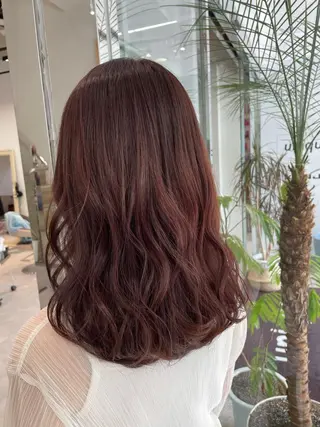 セミロング カラー これた🧸ヘアメ職人 ♡髪質改善♡カラーのヘアスタイル