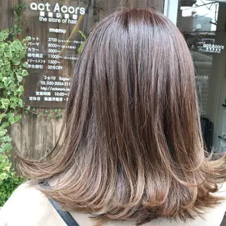 ミディアム 【お悩み解決】 松尾一気のヘアスタイル