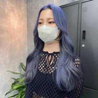 ロング カラー 宮城 ほのかのヘアスタイル