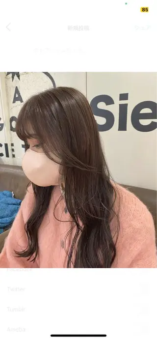 ロング ☁️透明感カラー☁️ Reikaのヘアスタイル