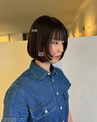 ショート 長田 唯のヘアスタイル