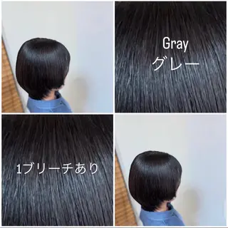 ショート カラー 小川 涼のヘアスタイル