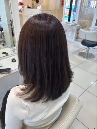 セミロング カラー 髪質改善🥂✨ Mioのヘアスタイル