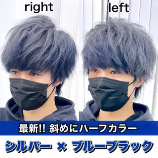 ショート カラー メンズ SNSで大バズり‼️ 欧米風ヘア大ヒット中のヘアスタイル