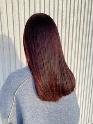 ロング 権 燦易のヘアスタイル