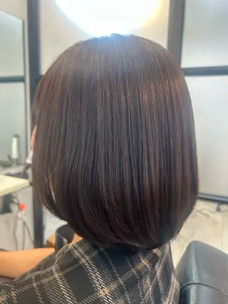 ミディアム カラー 髪質改善✨似合わせ カット✂️加藤真紀のヘアスタイル