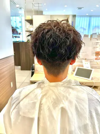 パーマ メンズ 〆田 幸子のヘアスタイル