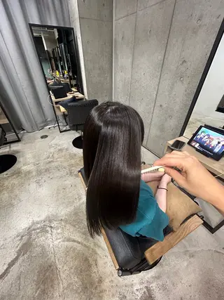 ロング パーマ vicca ekolu所属・🩵ハイトーン/ 海外風/SAKI🩵のヘアスタイル