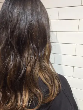 ロング カラー トップスタイリスト 👑田添幹宜のヘアスタイル