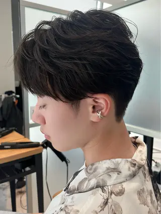 ショート Zinaメンズ特化 YUZUKIのヘアスタイル