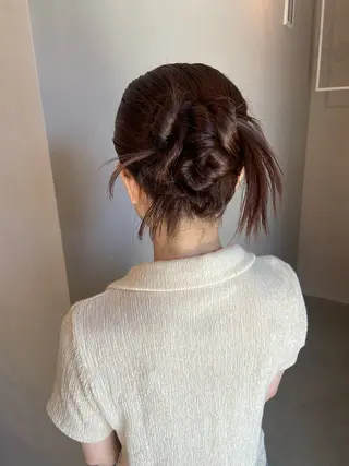 セミロング ヘアアレンジ haruki所属・. nozomiのヘアスタイル