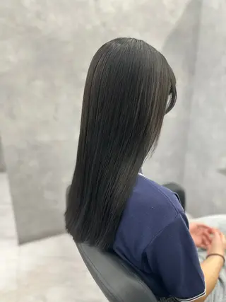 セミロング カラー 堂園 眞帆のヘアスタイル