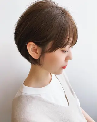 ショート カラー パーマ ヘアアレンジ メンズ キッズ ネイル マツエク・マツパ ショート/ボブ/ パーマ/柏原良亮のヘアスタイル