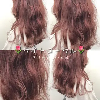 ロング カラー 🌈ハイトーン×暗髪 🦄TAKUMI🦄のヘアスタイル