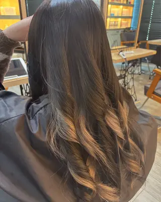 ロング カラー suzuki yukoのヘアスタイル
