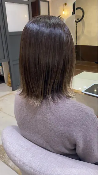 ミディアム カラー CIEL天六店 三上春のヘアスタイル