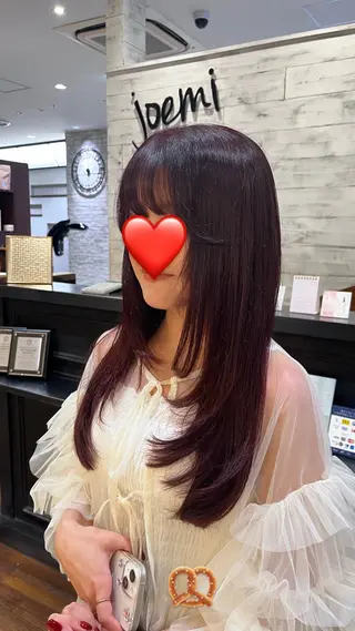 カラー 平居 舞白のヘアスタイル
