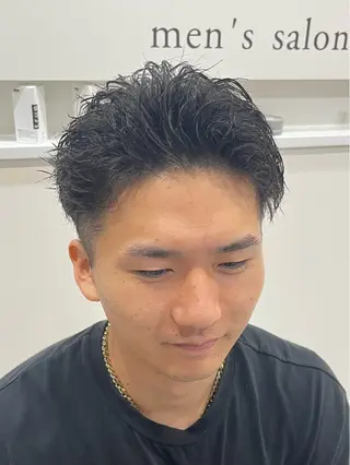 ショート メンズ 【店長】メンズ職人 短髪　ハイトーン🔥のヘアスタイル