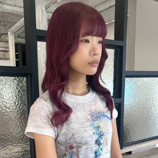 セミロング カラー 高橋澪/ ボブ/ヘアアレンジのヘアスタイル