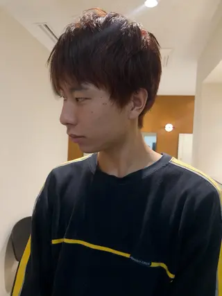 カラー メンズ yiye   神宮前所属・manami /暖色 /カットモデル募集のヘアスタイル