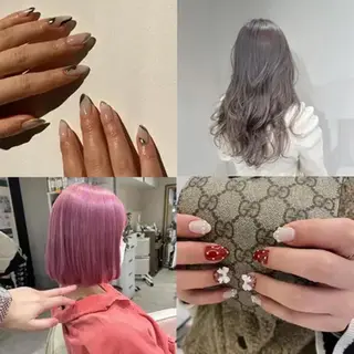 ネイル カラー ロング 🛁fein. 🎀明治神宮前🪞のマツエク・マツパデザイン