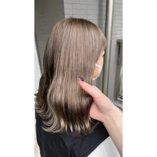 ミディアム カラー 梅田/髪質改善カラー ❄︎ mikiのヘアスタイル