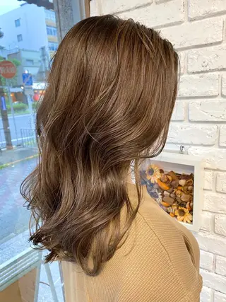 ロング カラー 日比 貴大/ minim hairのヘアスタイル