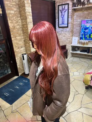ロング カラー 💙かとう なお💙のヘアスタイル
