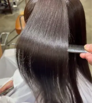 ロング 暖色/透明感カラー tsugu💞のヘアスタイル