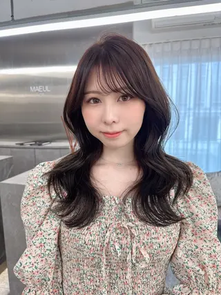 ロング MAEUL所属・🍑韓国風レイヤー 🍑莉子のヘアスタイル