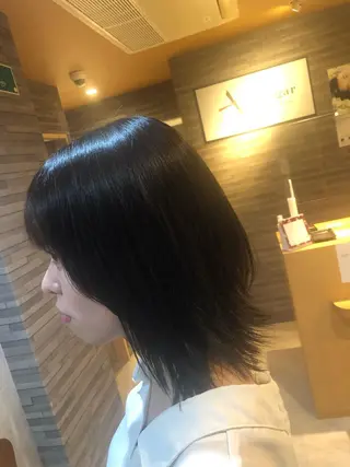 ミディアム A 間明店所属・夜営業/髪質改善 金沢/tatsukiのヘアスタイル