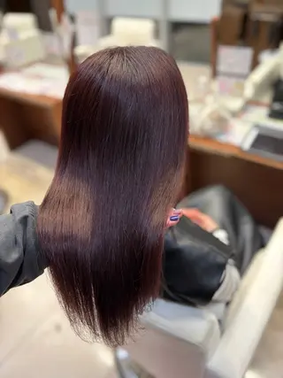 ロング カラー 水野 志保のヘアスタイル