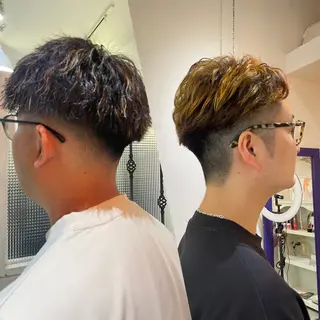 カラー パーマ メンズ Men's hair salon First 中百舌鳥店所属・First なかもず 店 YUKIのヘアスタイル