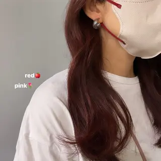 カラー いまかわ ゆなのヘアスタイル