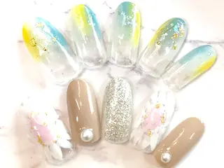 ネイル @.Freestyle 【フリースタイル】所属・根本 奈美のネイルデザイン