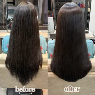 ロング アンナ 髪質改善/縮毛矯正のヘアスタイル