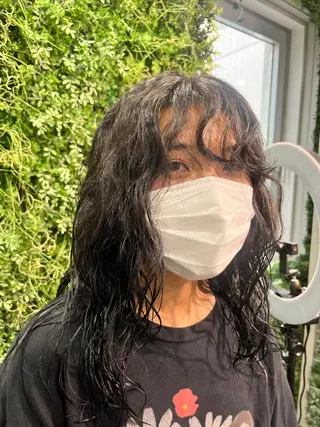 ロング 松澤 勇輝のヘアスタイル