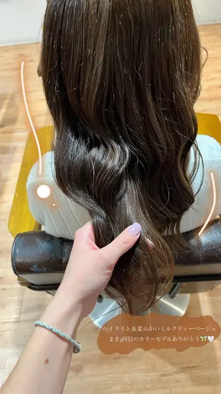 ロング カットモデル募集中/ 関根舞桜のヘアスタイル