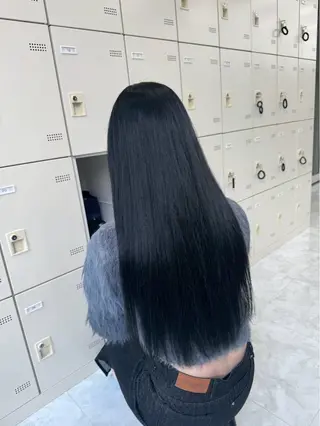 ロング 曲がる縮毛矯正✨️ パーマ🌀 晃哉‎のヘアスタイル