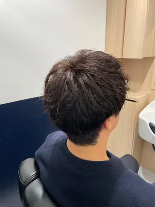 ミディアム メンズ 銀座メンズカット/ 銀座メンズパーマ/のヘアスタイル