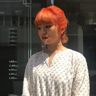 ミディアム カラー share salon JAM 吉祥寺所属・レイヤー/ブリーチ HIKARU ♡のヘアスタイル