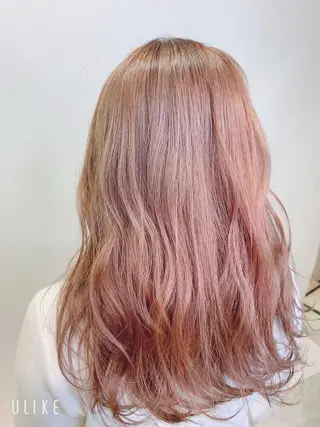 セミロング Lee 甲子園のヘアスタイル