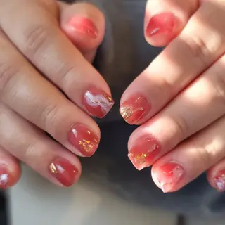 ネイル 🌲🌳🚪iiit o🌲🌳🌲のネイルデザイン