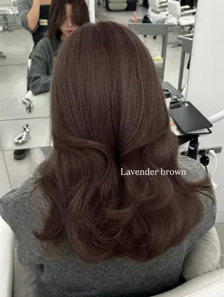 セミロング カラー 加藤 優里のヘアスタイル