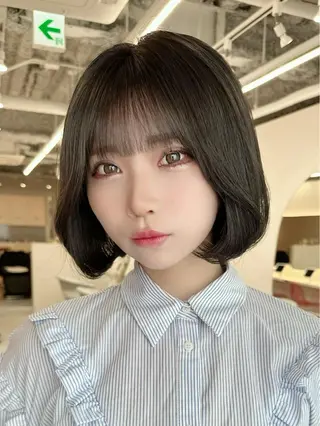 ミディアム 新宿/韓国レイヤー/ 髪質改善/佐藤航のヘアスタイル